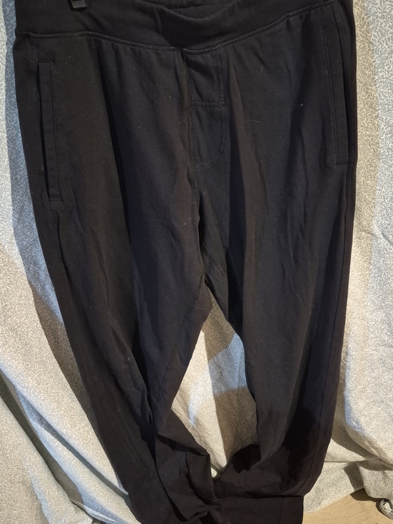 Pants - Womens Black Jogger Pants - Comfortable Everyday Wear